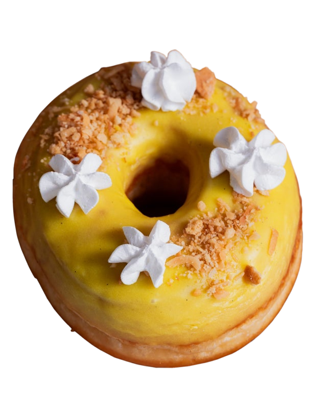 Pineapple Coconut Crunch donut